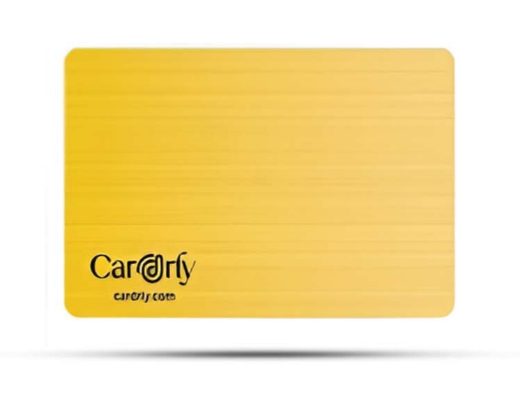 Mirror Gold Metal Card