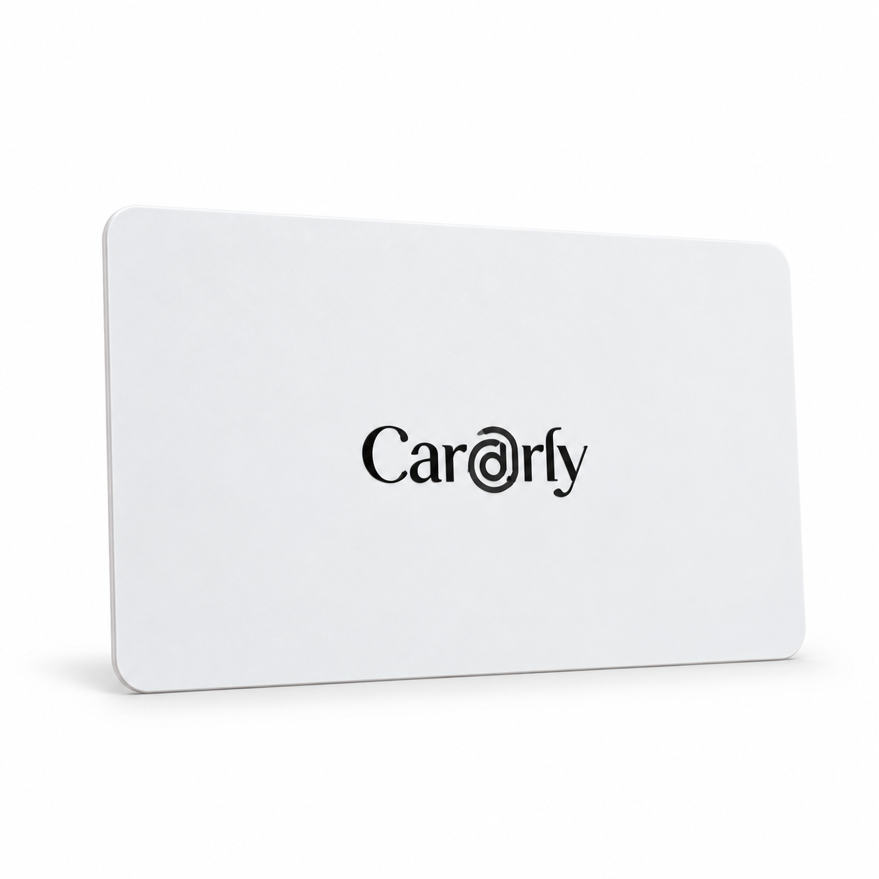 White Cardrly Card